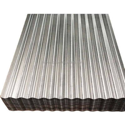 Z60 DX51D Galvanized Corrugated Roofing Sheet 0.1 - 2.5mm Regular Big Spangle